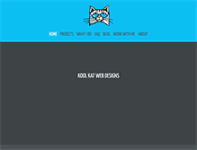 Tablet Screenshot of koolkatwebdesigns.com